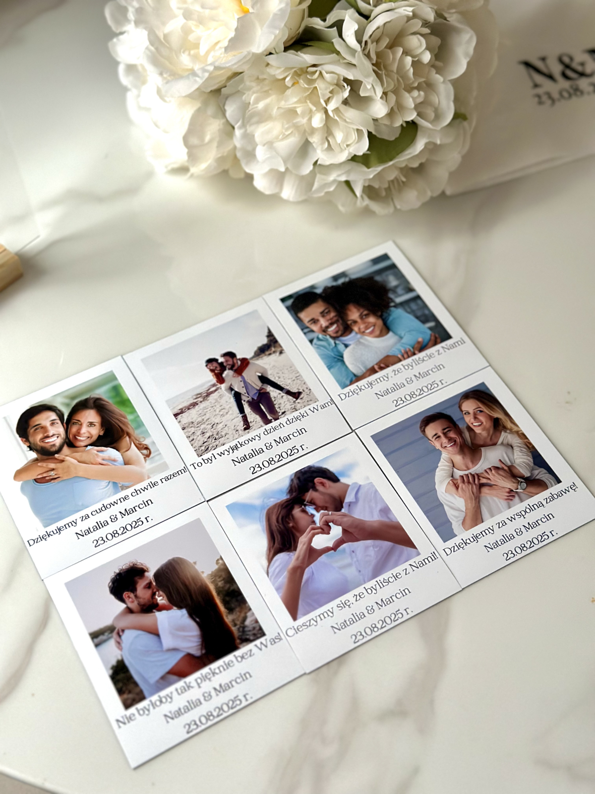Fotomagnes podziękowanie dla Gości