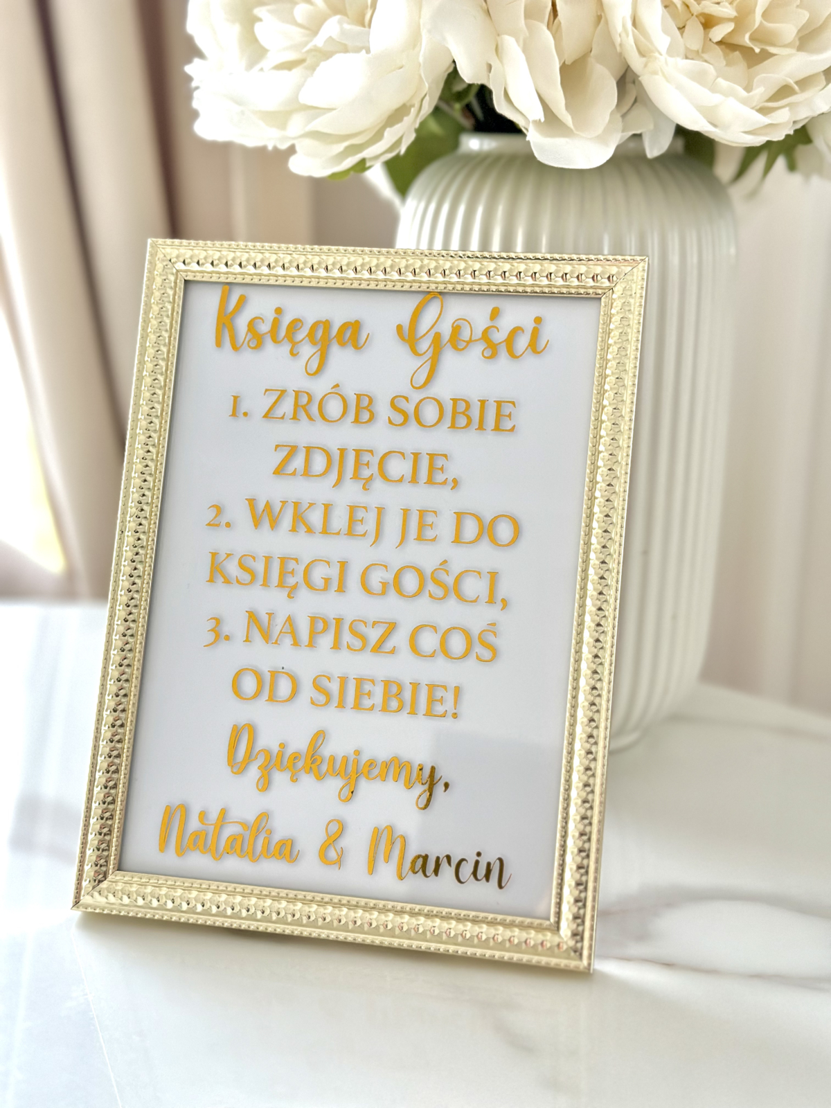 Tabliczka Księga Gości